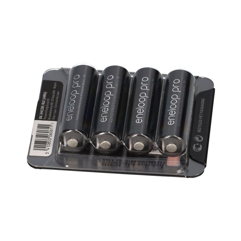 Panasonic Eneloop Pro AA 2500mAh genopladelige batterier - 4 stk. pakke