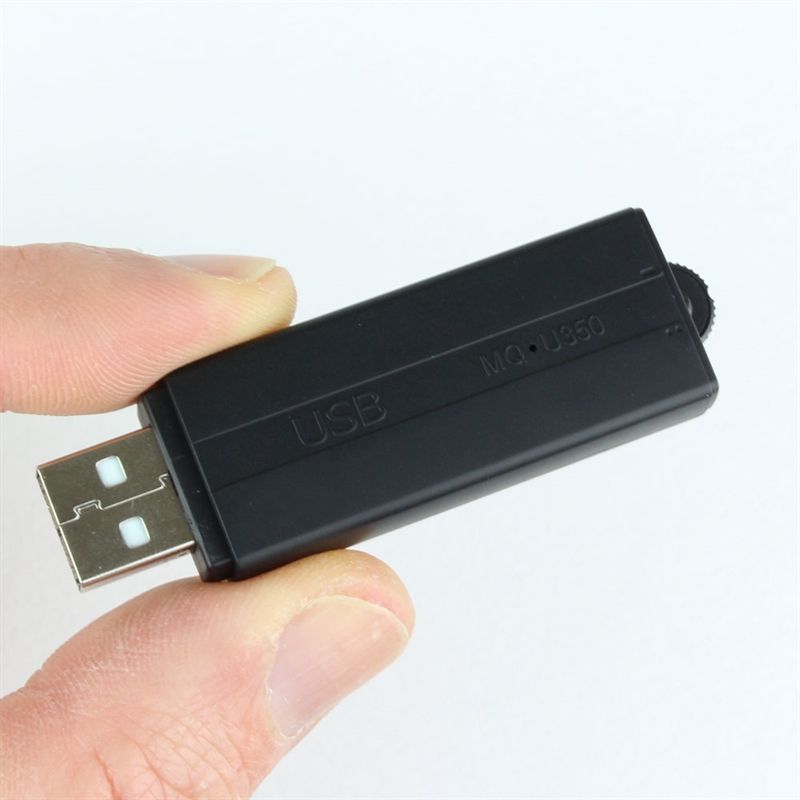 forhold Vice Dom USB-stick med lydaktiveret aflytning, 25 dages standby tid